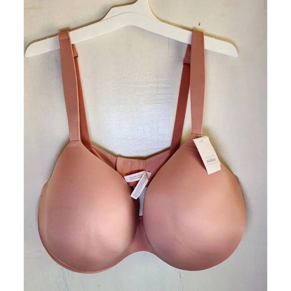 New Auden Women's Rose Bra Adjustable Straps Underwire Plus Size 46D